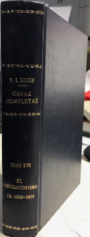 OBRAS COMPLETAS. TOMO XVI: SEPTIEMBRE DE 1909-FINALES DE 1910.