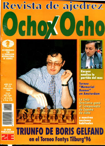 OCHO X OCHO REVISTA DE AJEDREZ. Nº 176, DICIEMBRE 1996.