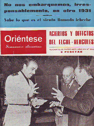 ORIENTESE SEMANARIO ALICANTINO. AÑO VIII NUMERO 304