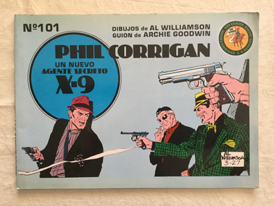 Phil Corrigan. Un nuevo agente secreto X-9. Nº 101