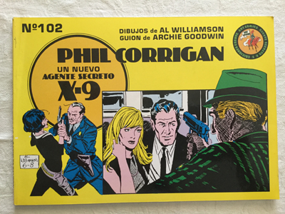 Phil Corrigan. Un nuevo agente secreto X-9. Nº 102