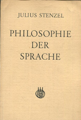 PHILOSOPHIE DER SPRACHE.