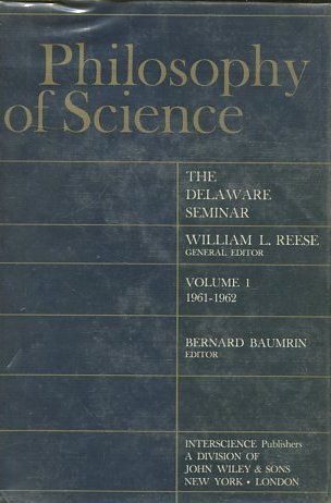 PHILOSOPHY OF SCIENCE. VOLUME 1: 1961-1962.