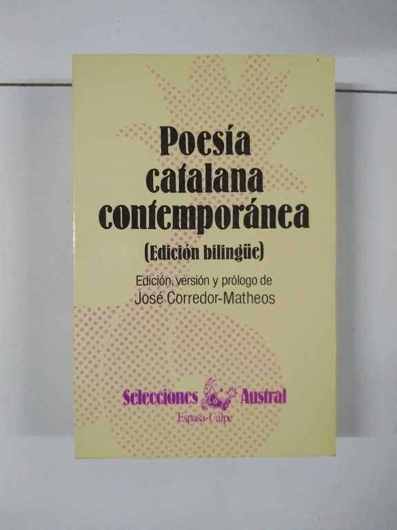 Poesía catalana contemporánea