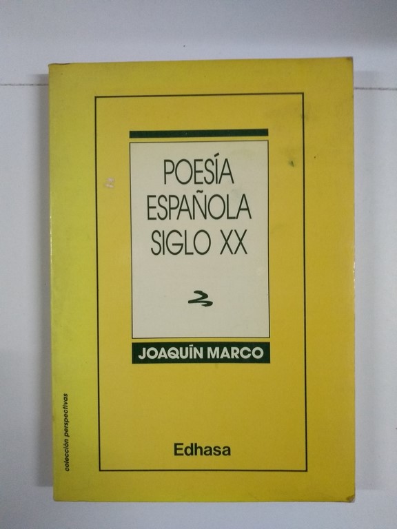 Poesía española del siglo XX