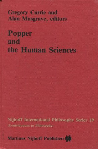 POPPER AND THE HUMAN SCIENCES. VOL: 19.