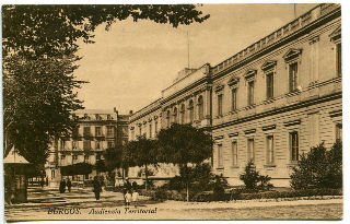 POSTAL ANTIGUA DE BURGOS: AUDIENCIA TERRITORIAL/OLD POSTCARD OF BURGOS: AUDIENCIA TERRITORIAL.