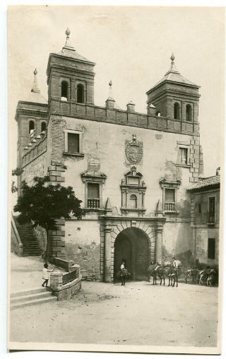 POSTAL ANTIGUA DE TOLEDO: PUERTA DEL CAMBRON/OLD POSTCARD OF TOLEDO: PUERTA DEL CAMBRON.