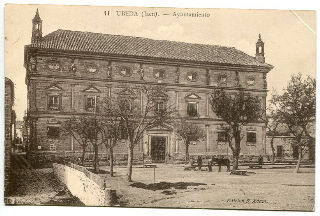 POSTAL ANTIGUA DE UBEDA. 11: UBEDA (JAEN) AYUNTAMIENTO/OLD POSTCARD.