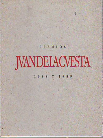 PREMIOS JUAN DE LA CUESTA, 1988 Y 1989.