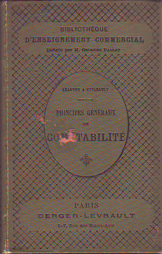 PRINCIPES GENERAUX DE COMPTABILITE.