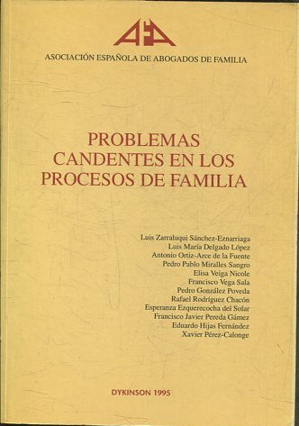 PROBLEMAS CANDENTES EN LOS PROCESOS DE FAMILIA.