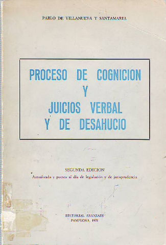 PROCESO DE COGNICION Y JUICIOS VERBAL DE DESHAUCIO.