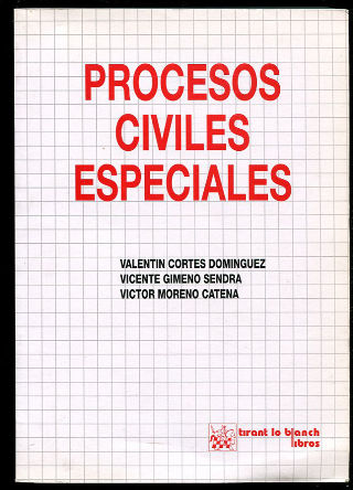 PROCESOS CIVILES ESPECIALES.