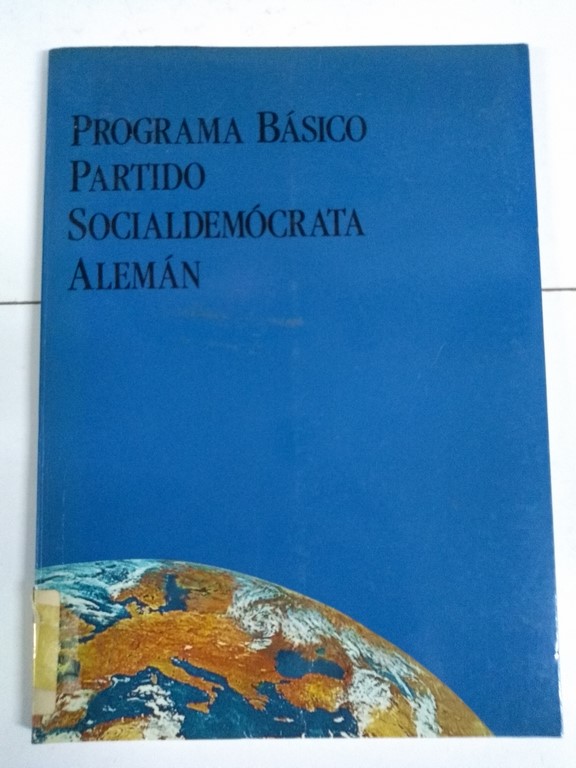 Programa básico partido socialdemócrata  Alemán