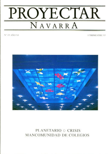 PROYECTAR NAVARRA. Nº 19 AÑO VI. PLANETARIO. CRISIS. MANCOMUNIDAD DE COLEGIOS.