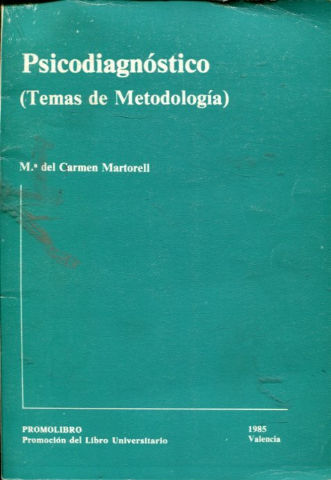 PSICODIAGNOSTICO (TEMAS DE METODOLOGIA).