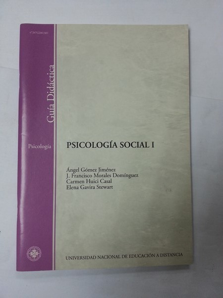 Psicologia social I