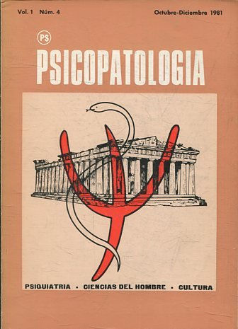 PSICOPATOLOGIA VOL. 1, NUM. 4. OCTUBRE-DICIEMBRE 1981.