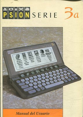 PSION SERIE 3a. MANUAL DE USUARIO.