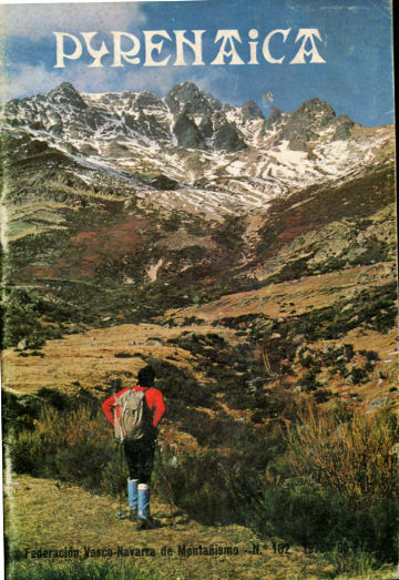 PYRENAICA, FEDERACION VASCO-NAVARRA DE MONTAÑISMO. AÑO 1976, Nº 102.