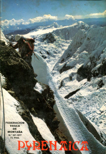 PYRENAICA, FEDERACION VASCO-NAVARRA DE MONTAÑISMO. AÑO 1977, Nº 107.