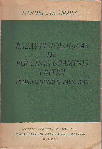 RAZAS FISIOLÓGICAS DE PUCCINA GRAMINIS TRITICI EN ESPAÑA.