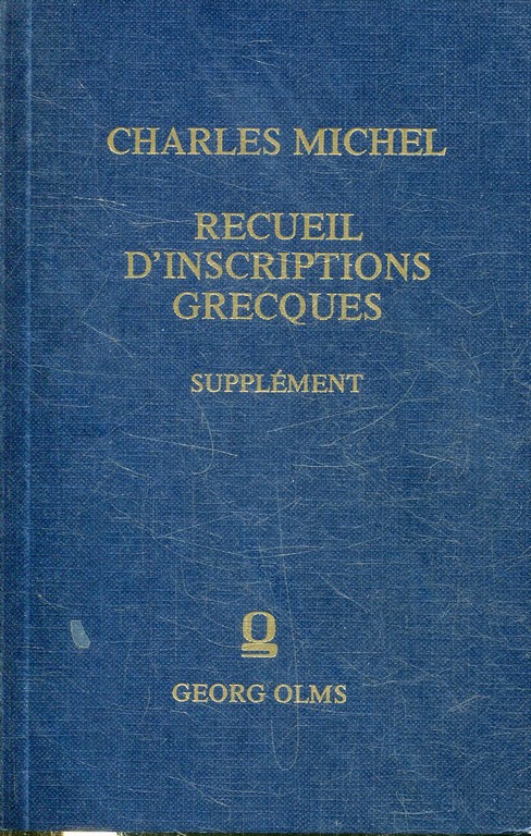 RECUEIL D'INSCRIPTIONS GRECQUES. SUPPLEMENT.