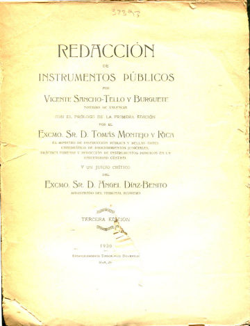 REDACCION DE INSTRUMENTOS PUBLICOS.