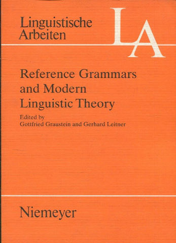 REFERENCE GRAMMARS AND MODERN LINGUISTIC THEORY.