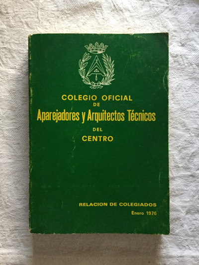 Relación de colegiados 1976