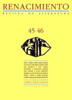 RENACIMIENTO Nº 45-46. REVISTA DE LITERATURA VOL II.