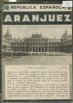 REPUBLICA ESPAÑOLA. ARANJUEZ.