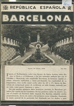 REPUBLICA ESPAÑOLA BARCELONA.