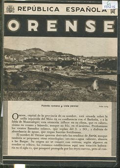 REPUBLICA ESPAÑOLA  ORENSE.