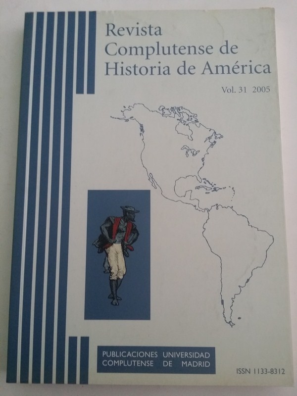 Revista complutense de historia de America. Num. 31 – 2005