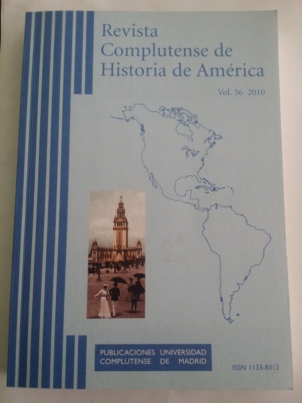 Revista complutense de historia de America. Num. 36 – 2010