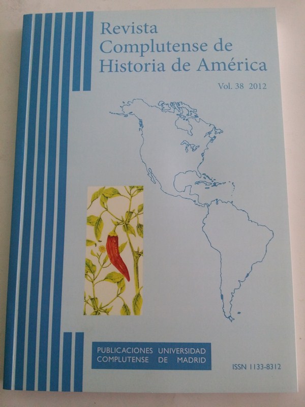 Revista complutense de historia de America. Num. 38 – 2012