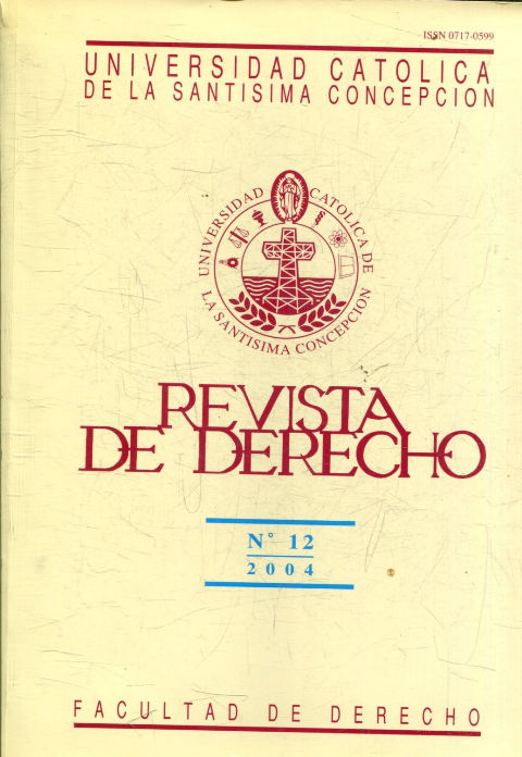 REVISTA DE DERECHO. Nº 12 2004.