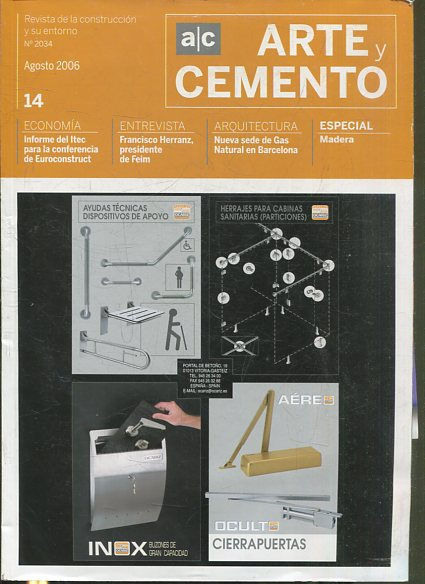 REVISTA DE LA CONSTRUCCION Y SU ENTORNO Nº 2034. 14 ARTE Y CEMENTO.