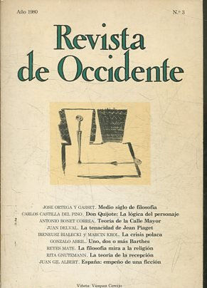 REVISTA DE OCCIDENTE AÑO 1980, 3.