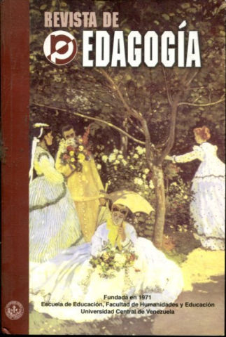 REVISTA DE PEDAGOGIA. ENERO-JUNIO 2008. VOLUMEN 29, Nº 84.