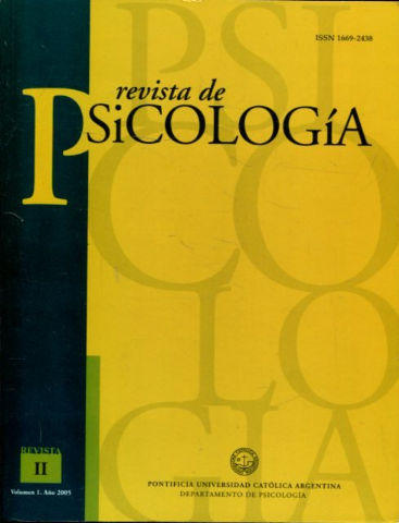 REVISTA DE PSICOLOGIA. JOURNAL OF PSYCHOLOGY. NUM. 2.