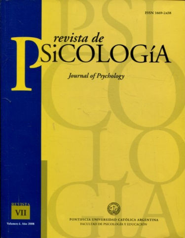 REVISTA DE PSICOLOGIA. JOURNAL OF PSYCHOLOGY. NUM. 7.