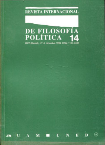 REVISTA INTERNACIONAL DE FILOSOFIA POLITICA. Nº 14: POLITICA Y MEMORIA.