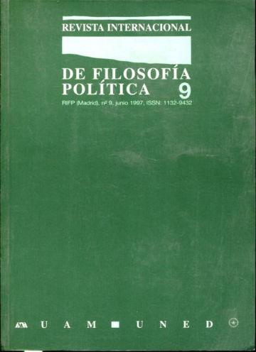 REVISTA INTERNACIONAL DE FILOSOFIA POLITICA. Nº 9: HACIA UNA DEFINICION DEL ESPACIO PUBLICO INTERNACIONAL.