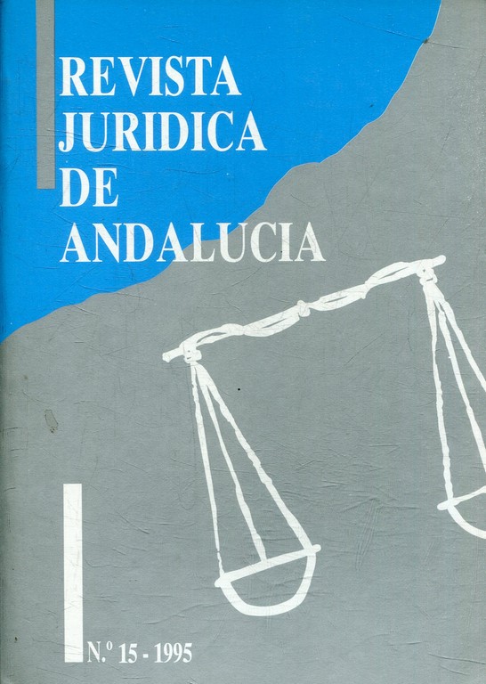 REVISTA JURIDICA DE ANDALUCIA Nº 15.