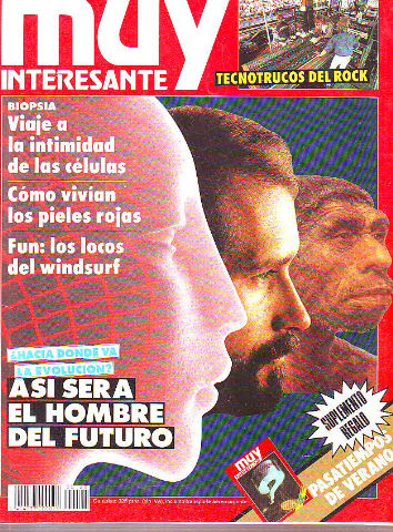 REVISTA MUY INTERESANTE. Nº: 123. ASI SERA EL HOMBRE DEL FUTURO.