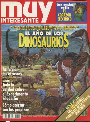 REVISTA MUY INTERESANTE. Nº 145: EL AÑO DE LOS DINOSAURIOS.