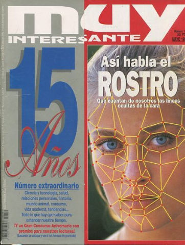 REVISTA MUY INTERESANTE. Nº 180: ASI HABLA EL ROSTRO.